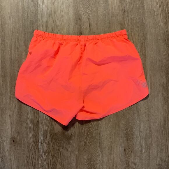 Reebok Speedwick Running Shorts Neon Orange Size Medium - Picture 5 of 5